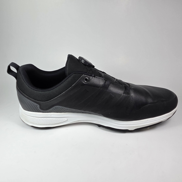 Skechers Torque Twist Black/White Waterproof Golf Spike Shoe Dial Fit M 11 main image 15